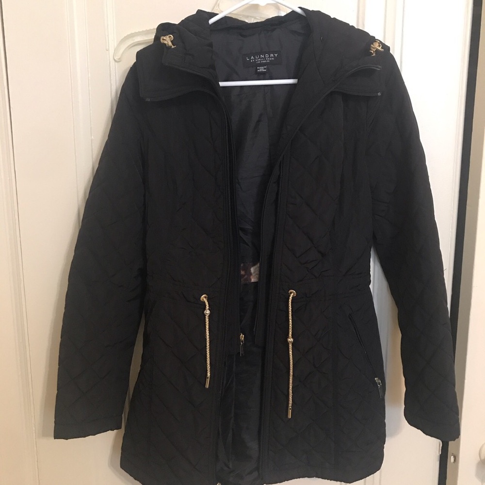 Laundry By Shelli Segal Quilted Hooded Jacket